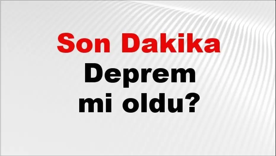 Iğdır Deprem