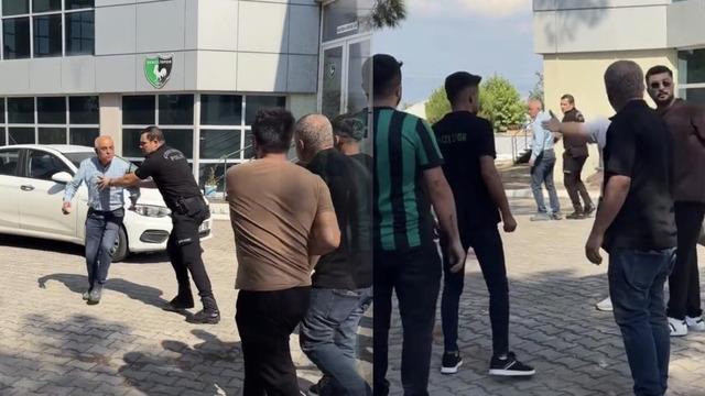 Denizlispor taraftar protest